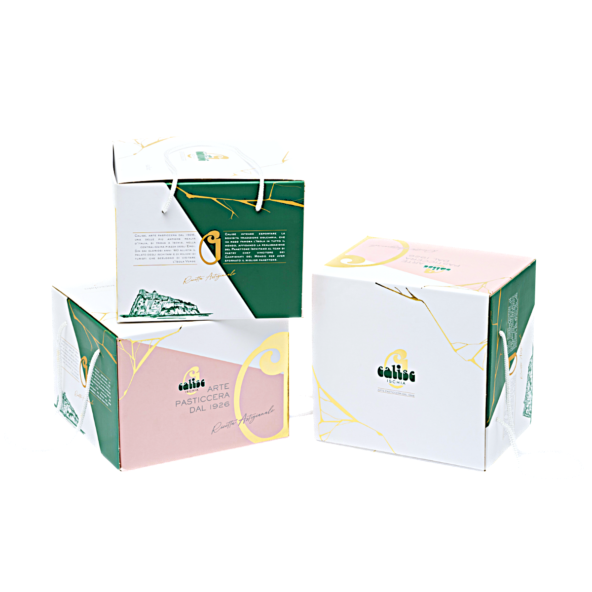 Panettone Artigianale - Pistacchio e Cioccolato Bianco