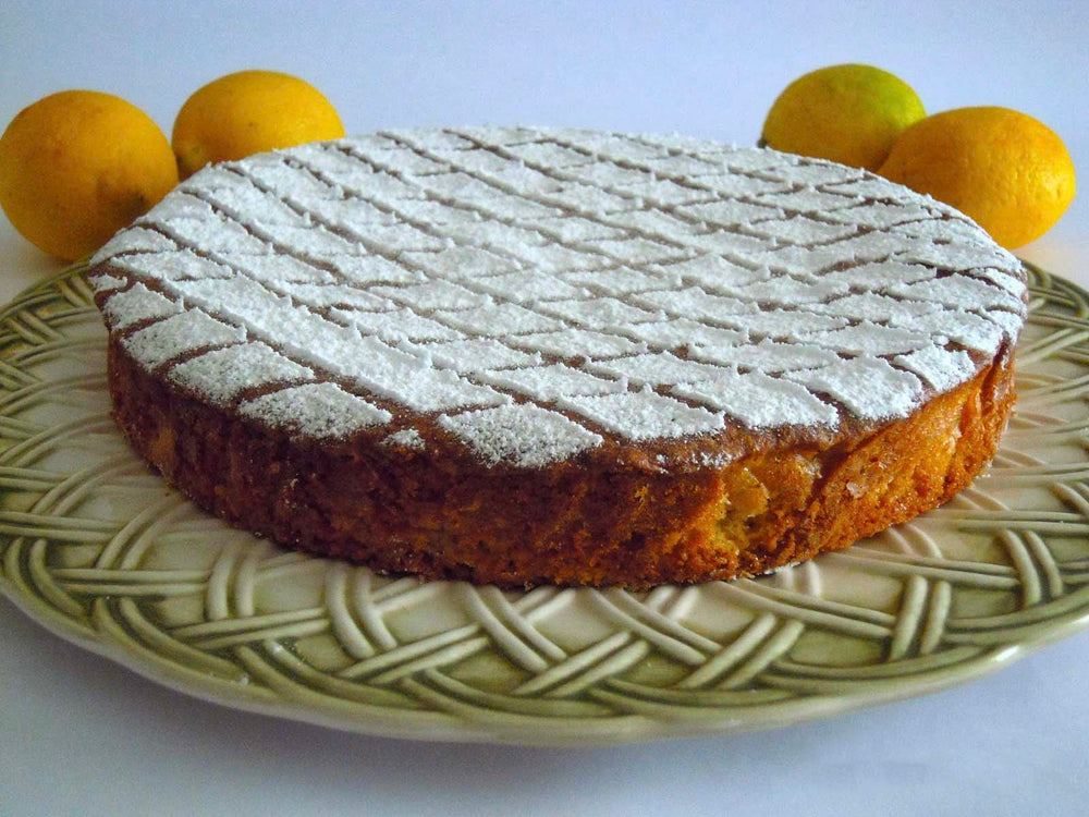 Torta caprese al limone