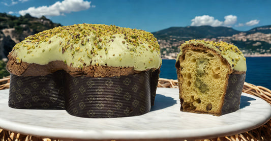 Colomba Artigianale - Pistacchio e Cioccolato Bianco