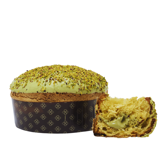 Panettone Artigianale - Pistacchio e Cioccolato Bianco
