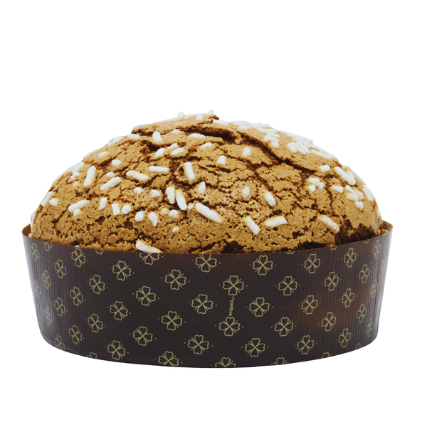 Un panettone Calise visto di lato